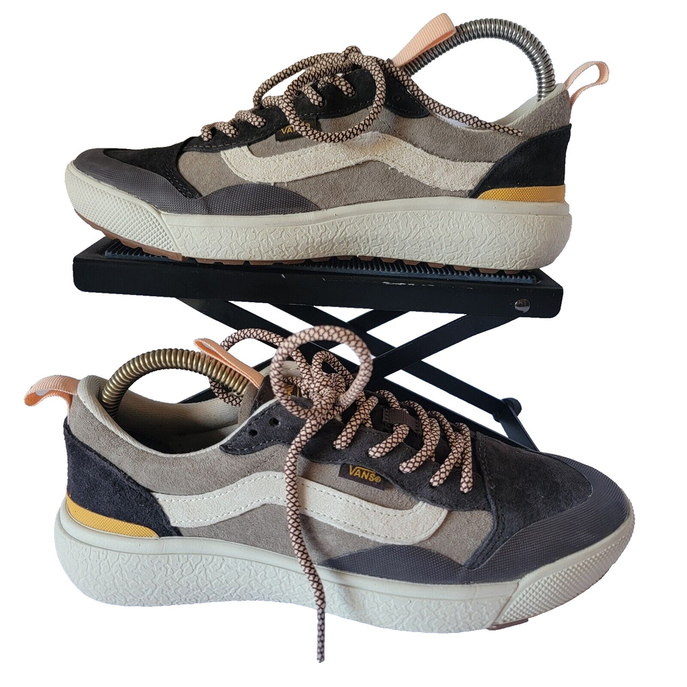 Vans UltraRange EXO Sneakers Brown Yellow UltraCush Comfort M7 W8.5